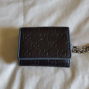 Gucci tri fold wallet